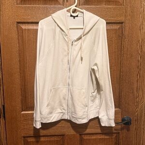 Quince Cream Full-Zip Hoodie Large